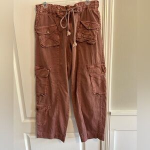 Free People cashmere drawstring Cargo Pants